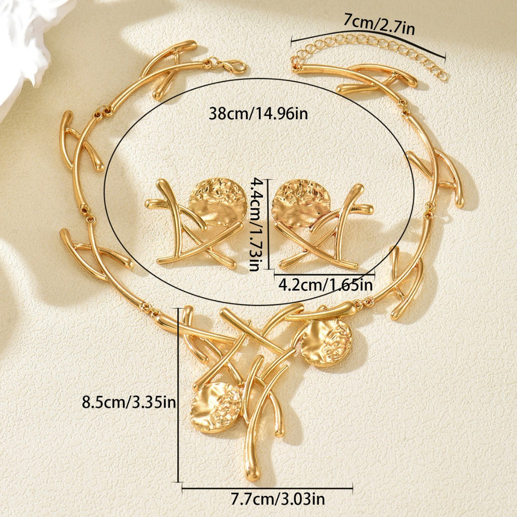 Abstract Line and Disc Jewelry — product image 4