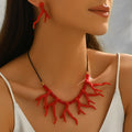 Red Branch Coral-Style Jewelry
