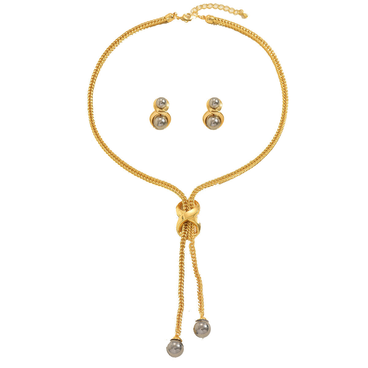 Pearl-Effect Tassel Jewelry — product image 5