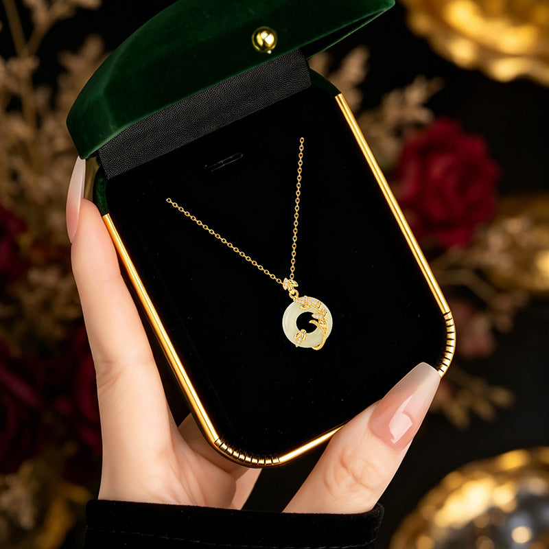 Sterling Silver Wheat Jewelry – Hetian Jade