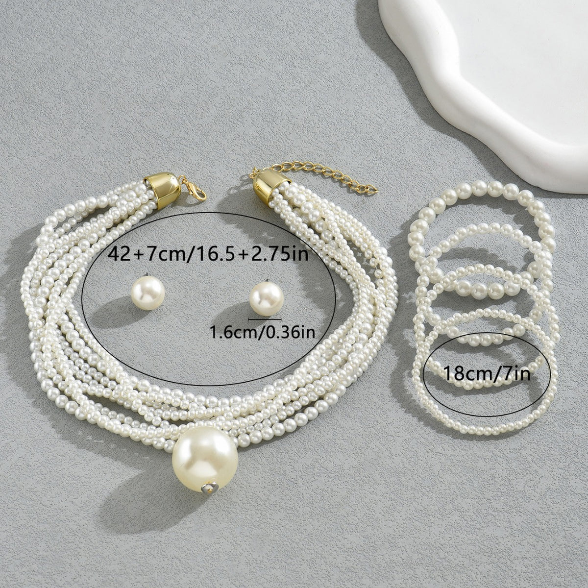 Fine Multi-Strand Pearl-Effect Jewelry — product image 4