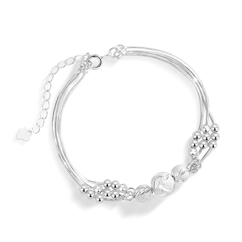 Fine Silver Bell Bracelet