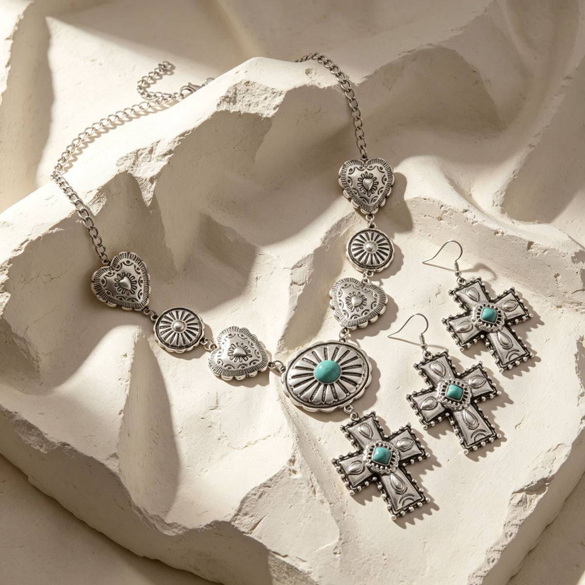 Turquoise-Color Cross Jewelry — product image 2