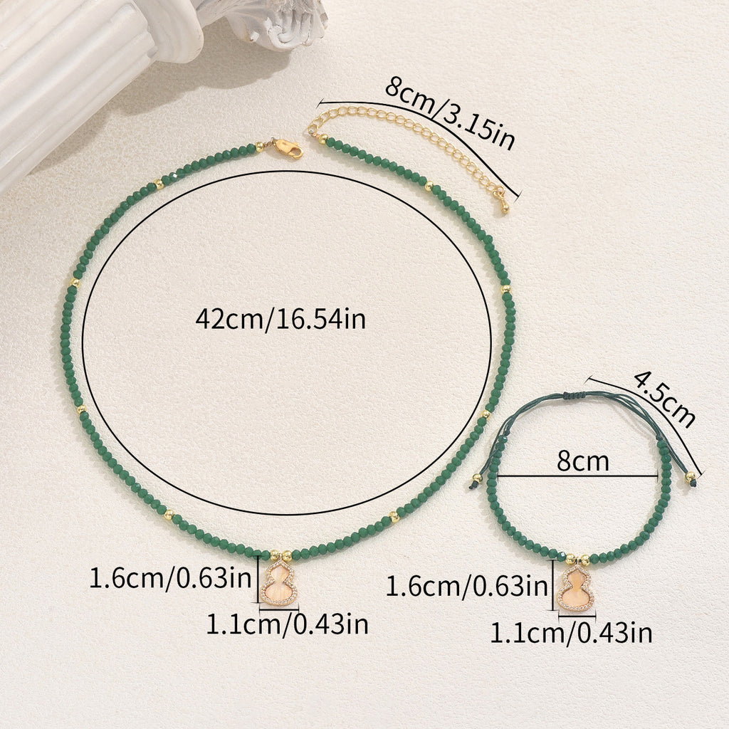 Green Bead Drop Jewelry — product image 3
