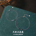 S925 Sterling Silver Angel and Devil Couple Bracelet Niche Design Fine Bracelet for Male Girlfriend Valentine's Day Gift