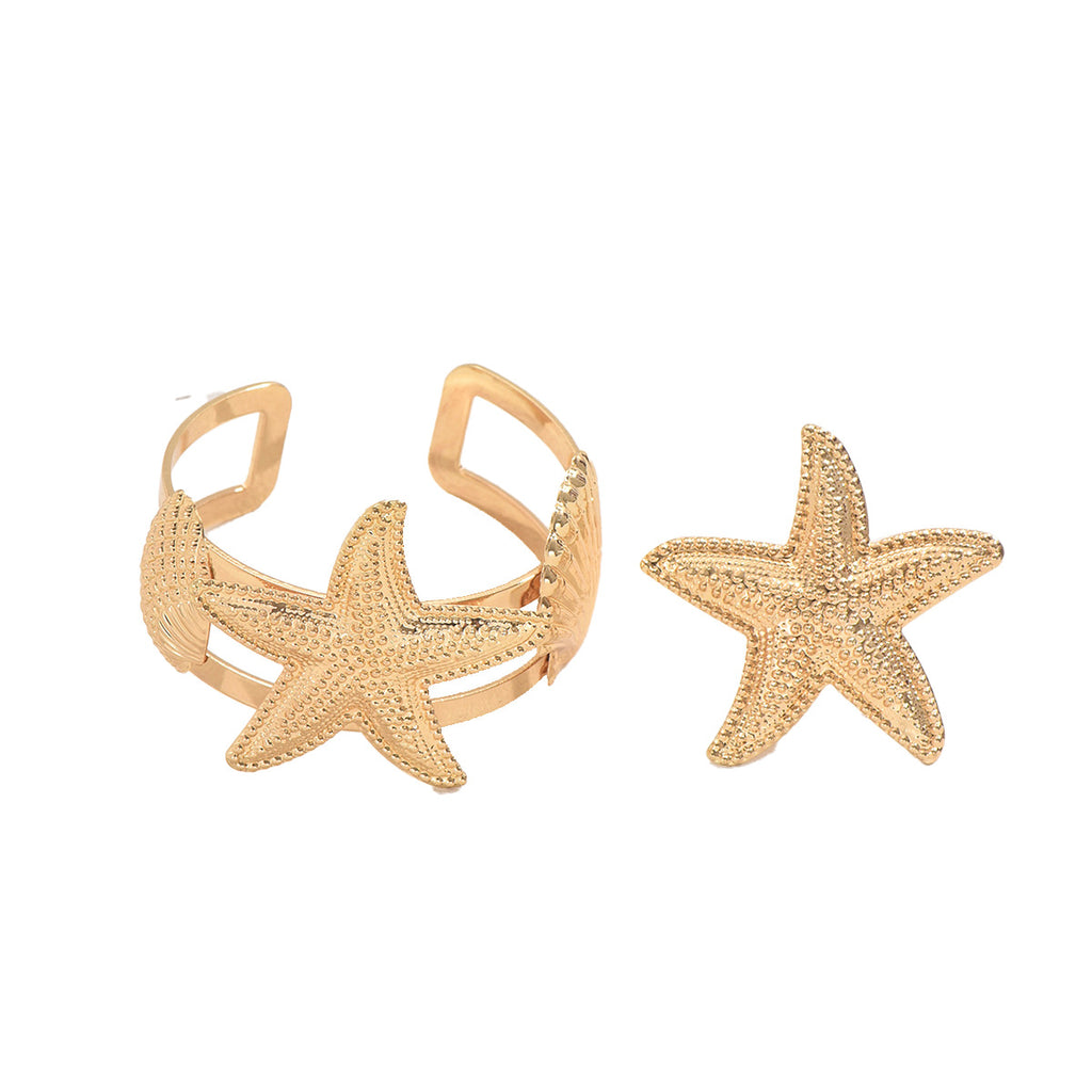 Textured Starfish Cuff Jewelry — product image 5