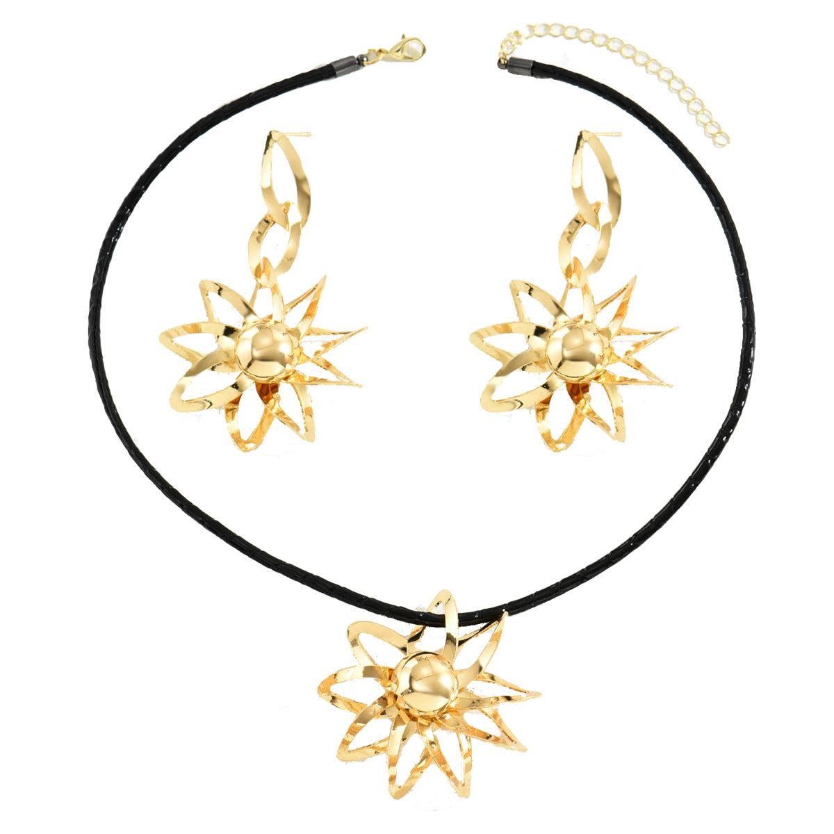 Open Star Flower Cord Jewelry — product image 5