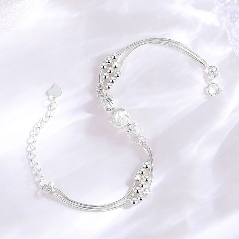 Fine Silver Bell Bracelet