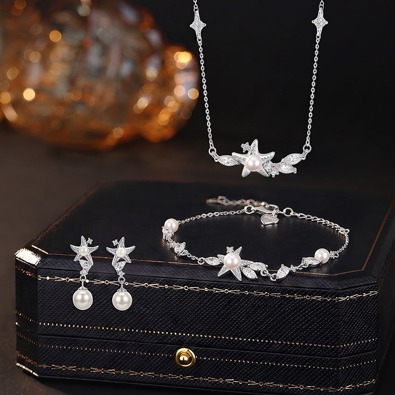 Sterling Silver Ocean and Starfish Jewelry