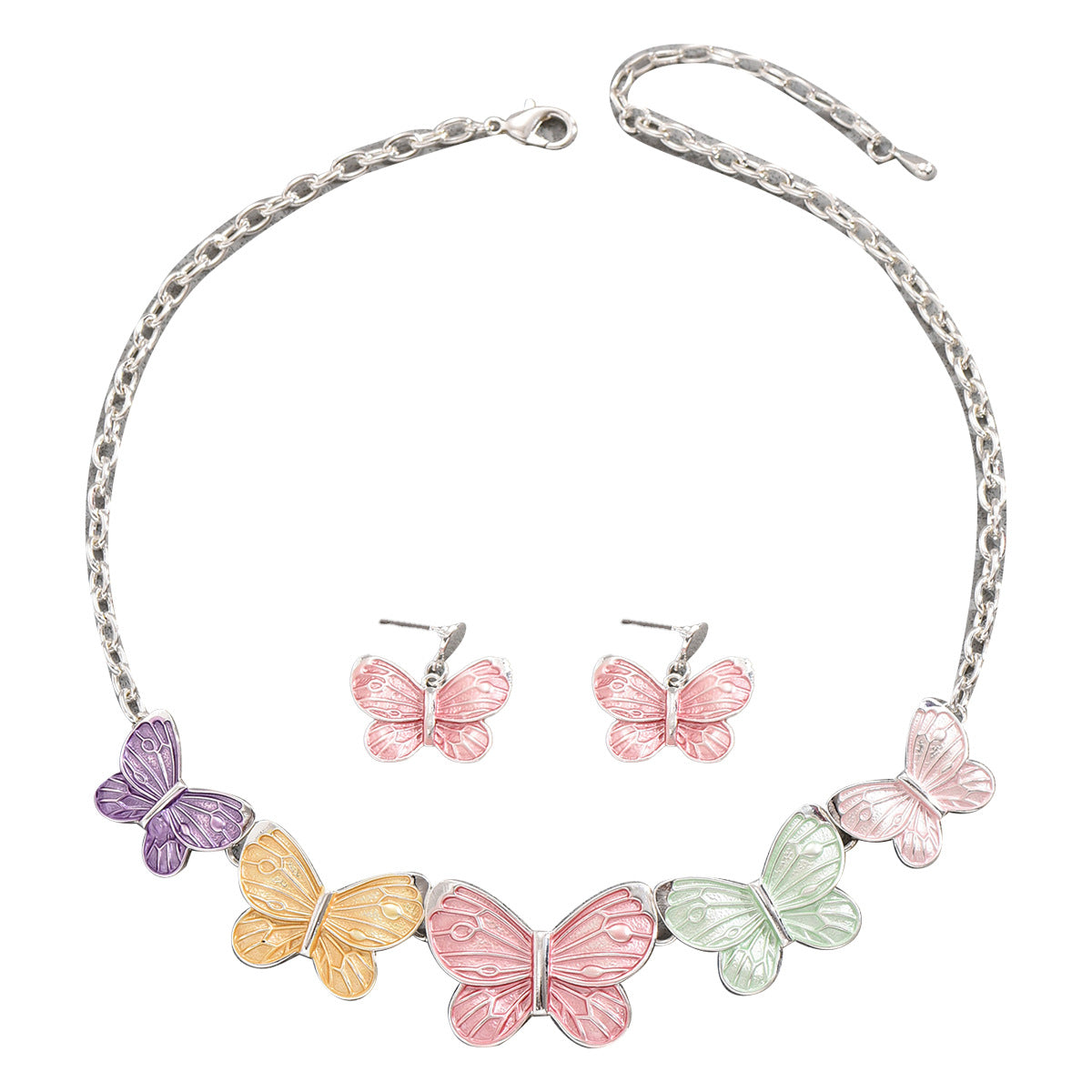 Pastel Butterfly Chain Jewelry — product image 5