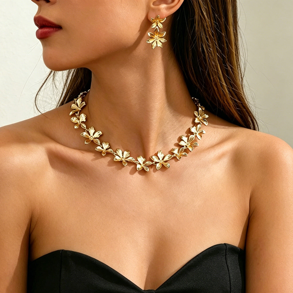Linked Small Flower Jewelry — product image 2