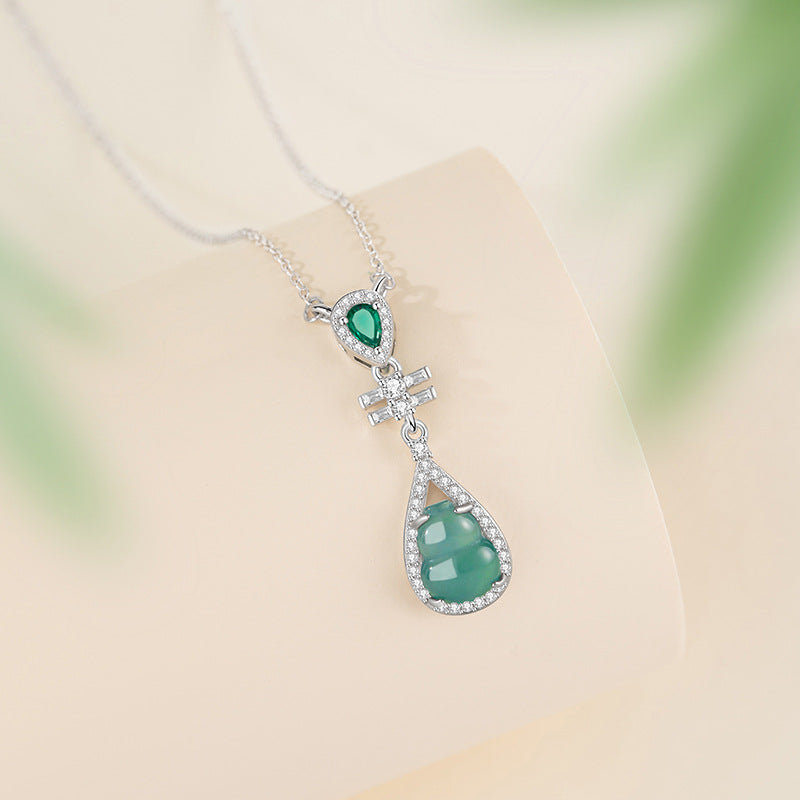 Biżuteria ze srebra próby 925 – tykwa i jade