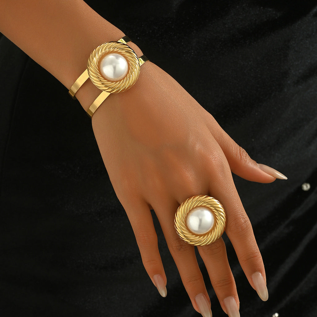 Rope-Frame Pearl-Effect Jewelry — product image 2