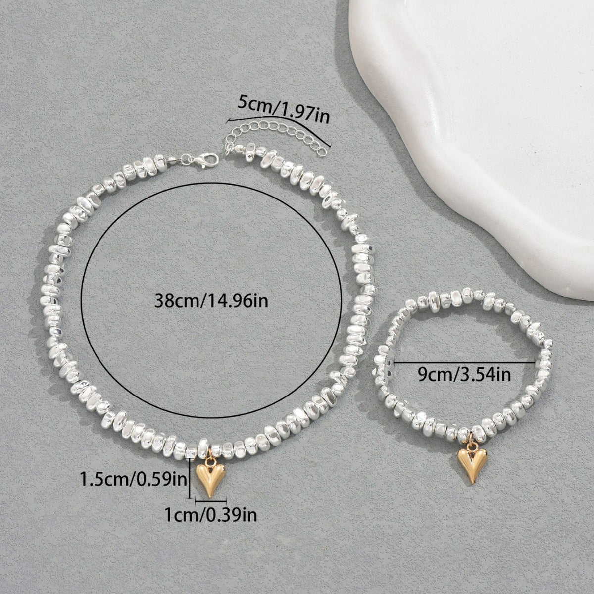 Bright Bead and Heart Jewelry — product image 4