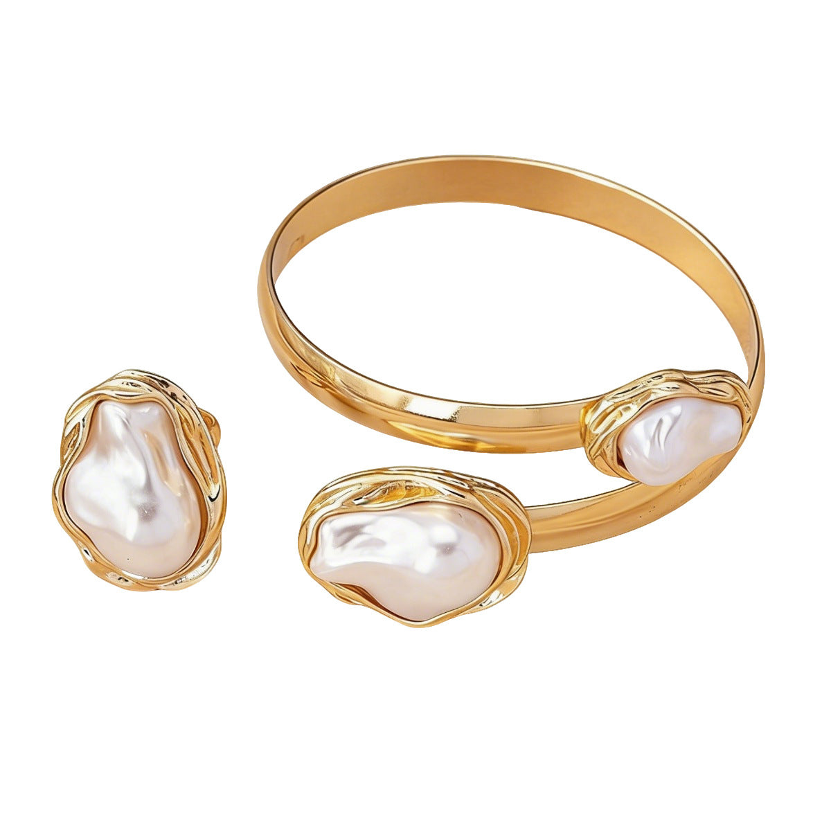 Baroque Pearl-Effect Jewelry — product image 5
