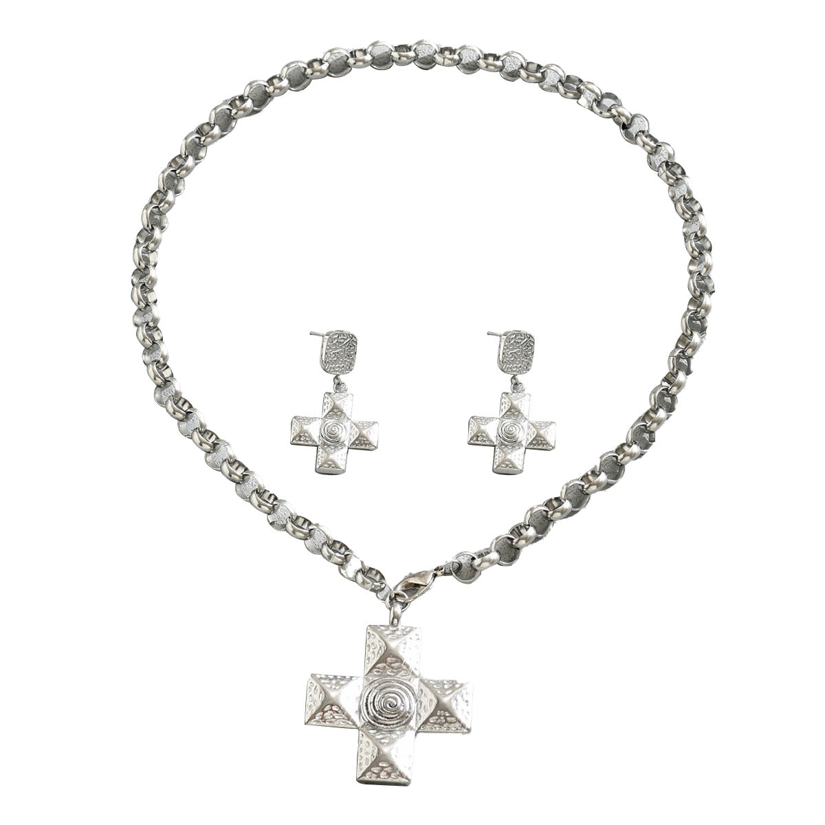 Textured Cross Pendant Jewelry — product image 5