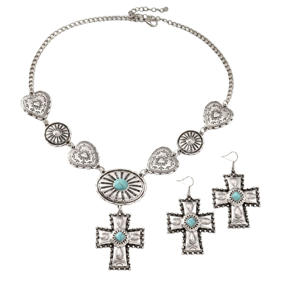 Turquoise-Color Cross Jewelry — product image 5