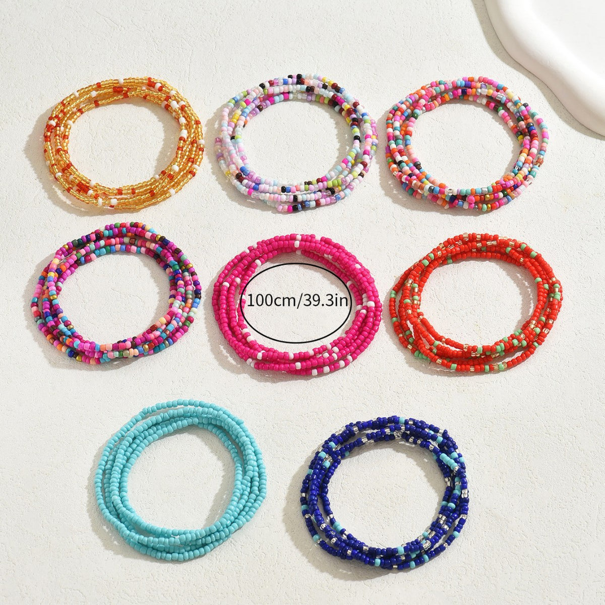 Colorful Fine-Bead Strand Jewelry — product image 3