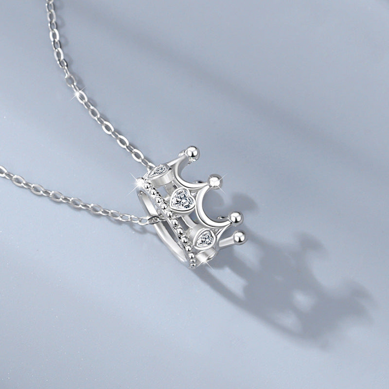 Halskette aus 925er Sterlingsilber – Krone