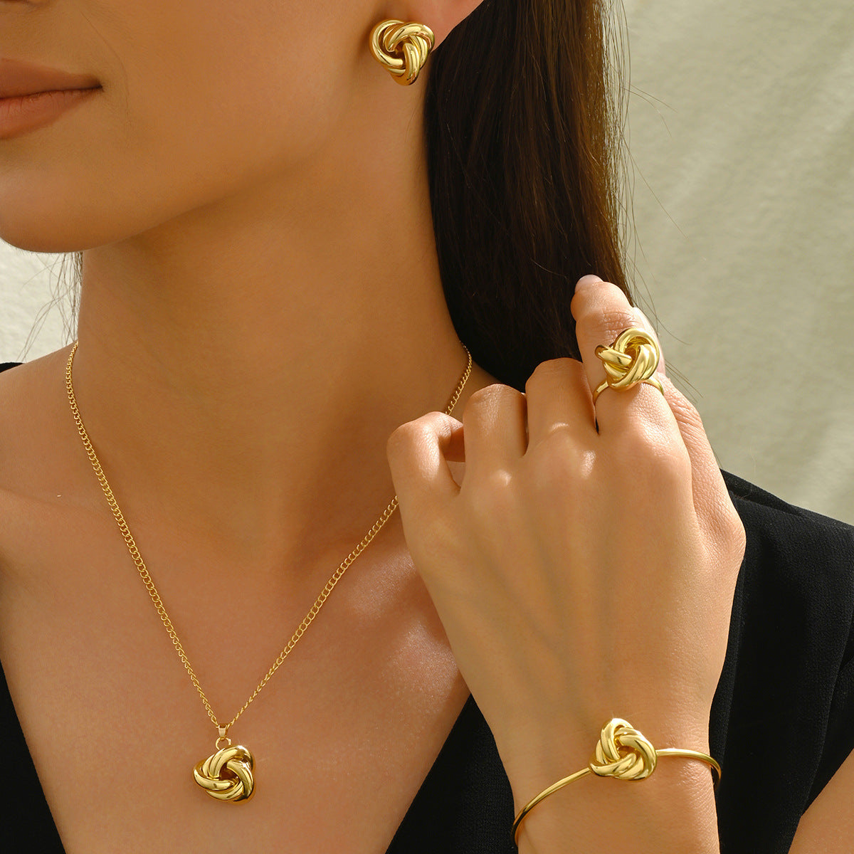 Petite Knot Motif Jewelry