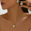 Pastel Mosaic Disc Jewelry