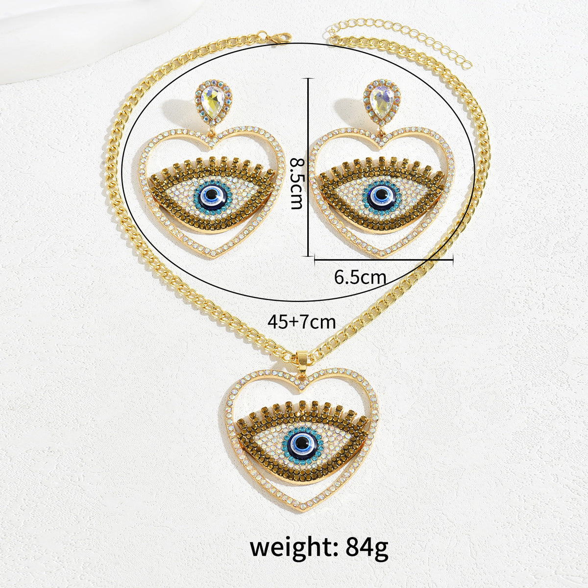 Heart and Eye Motif Jewelry — product image 4