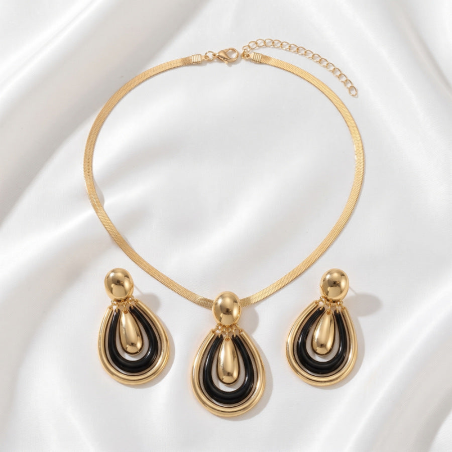 Black Nested Teardrop Jewelry — product image 3