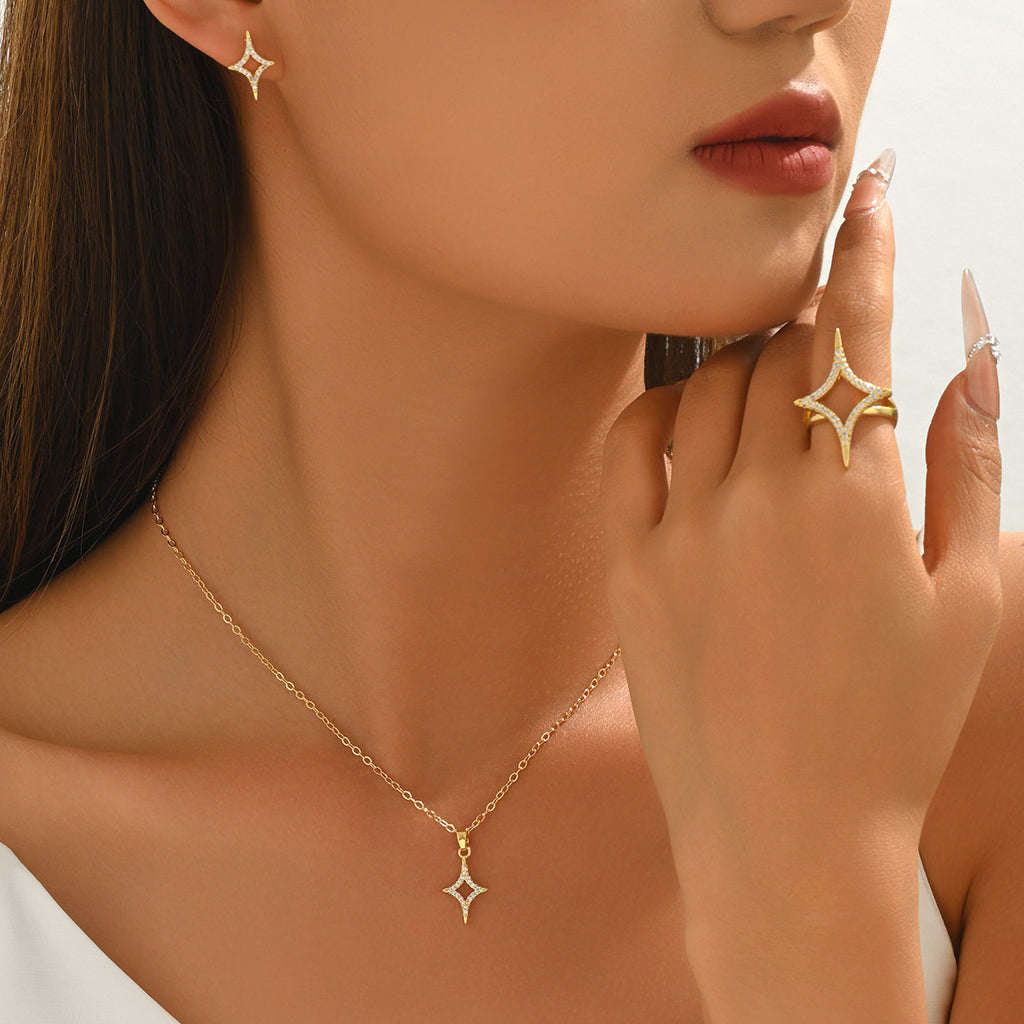 Four-Point Star Jewelry