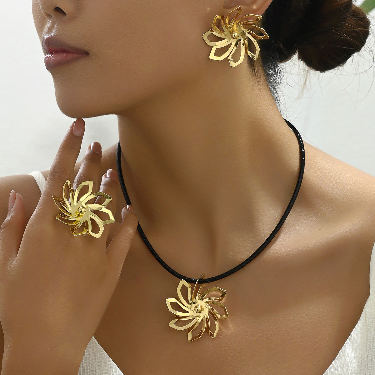 Open Petal Cord Jewelry