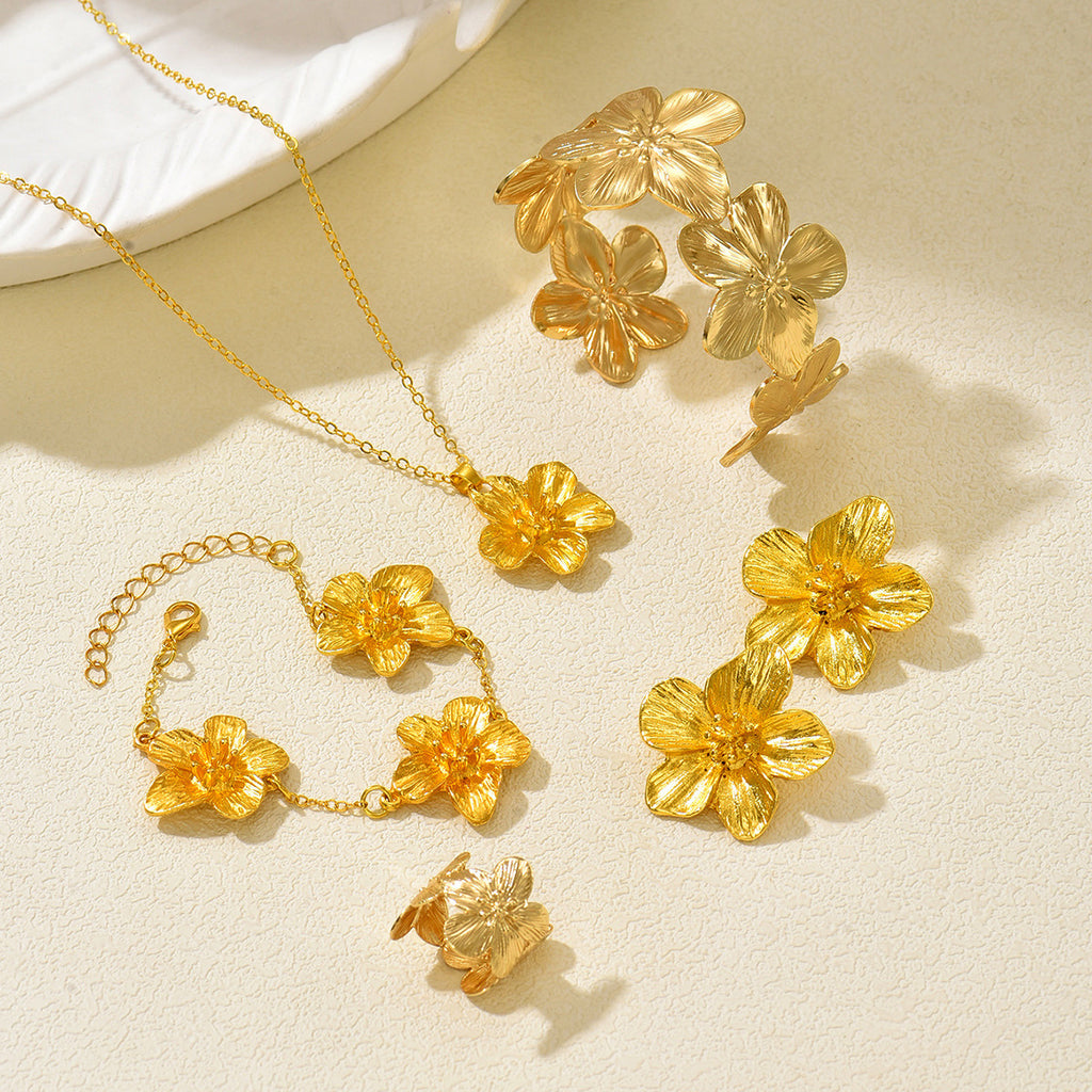 Textured Flower Jewelry — product image 3