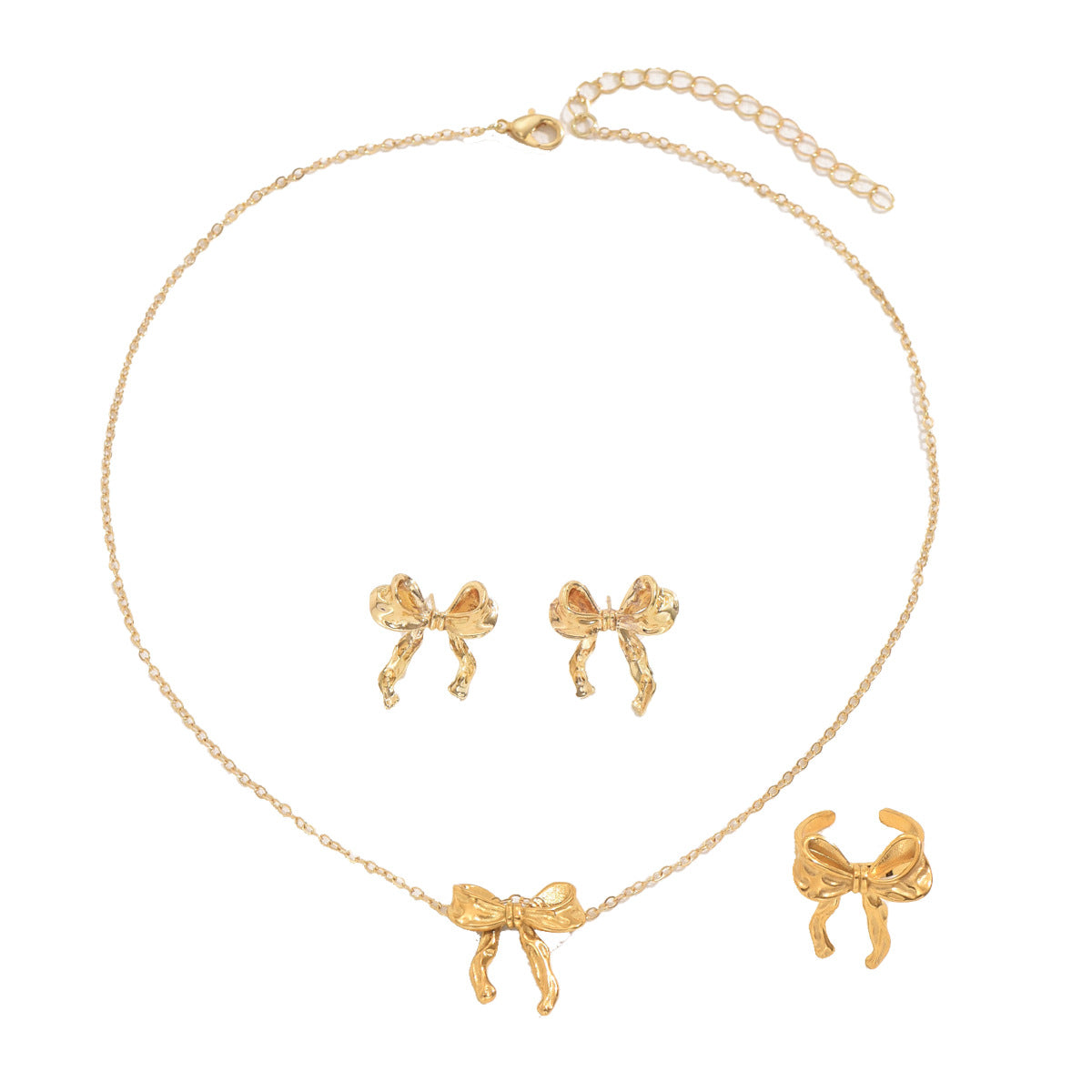 Sculpted Ribbon Bow Jewelry — product image 5