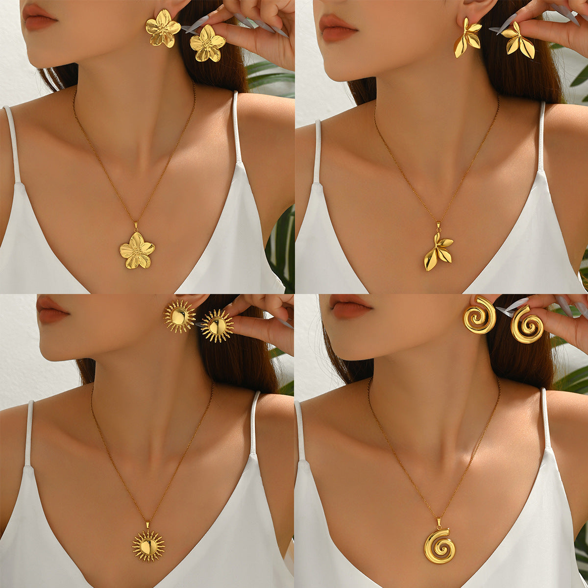 Open Spiral Pendant Jewelry