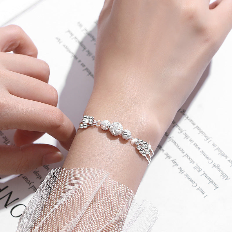 Fine Silver Bell Bracelet