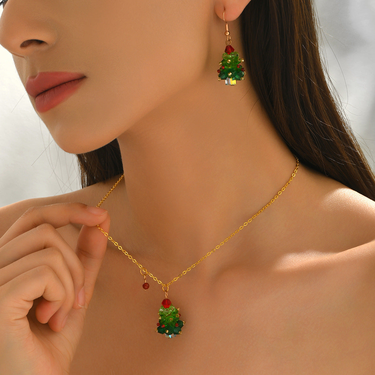 Christmas Tree Pendant Jewelry